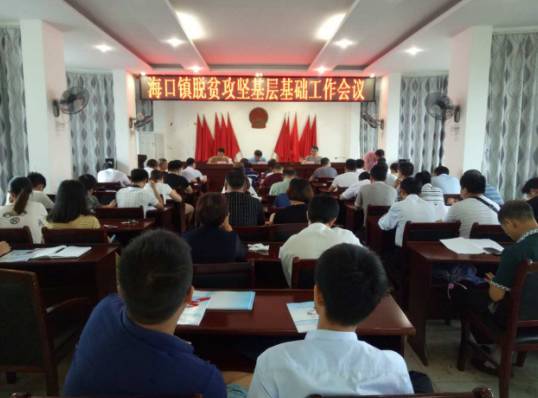 扶贫动态|海口镇召开脱贫攻坚基层基础工作会议