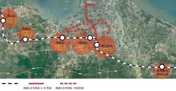 好消息!海口市域列车明天登岛!快看是否通过你家?附优化线路图
